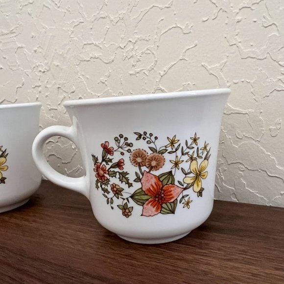 Vintage Corelle by Corning Indian Summer Cups/Mugs- Set of 4 - Picture 4 of 4